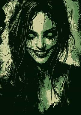 Creepy Woman Portrait