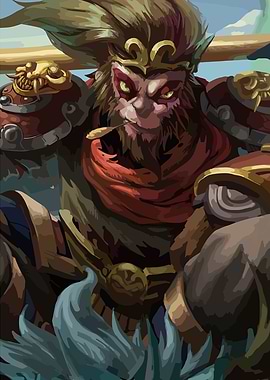 Monkey King Illustration