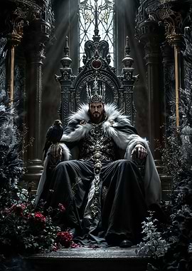 Dark King on Throne