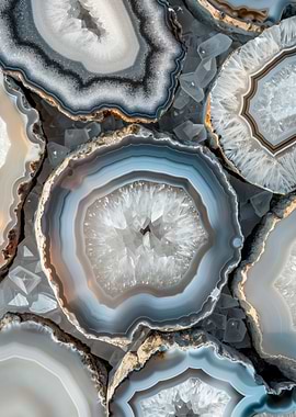 Agate Slice Wall Art