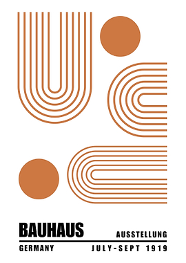 Bauhaus Geometric Art Print