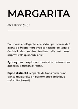 'MARGARITA' – L’acidulé qui secoue 🍋🌶️