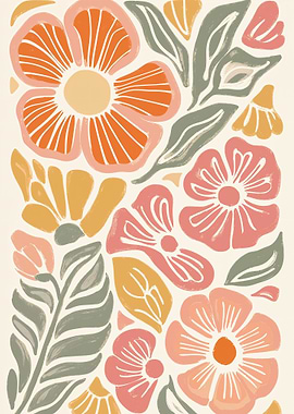Floral Pattern Art Print