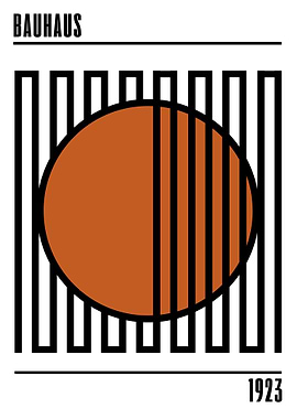 Bauhaus Geometric Art Print