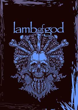 Lamb of God Skull Artwork