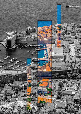 Aerial View of Dubrovnik Croatia