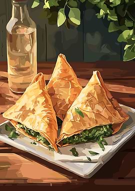 Spinach and Feta Pastries