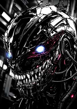 Cybernetic Monster Head