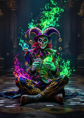 Ethereal Joker with Playing Cards