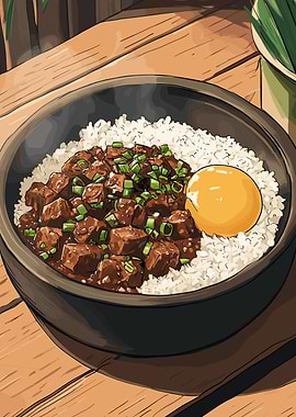 Beef and Rice Bowl