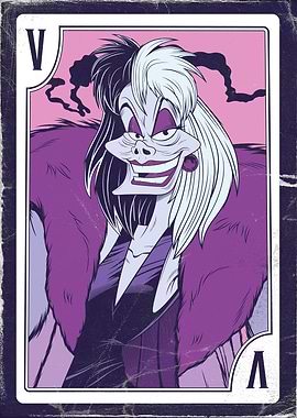 Cruella Portrait Card