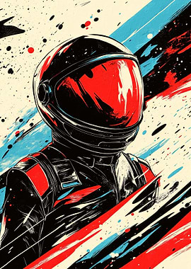 Abstract Space Astronaut