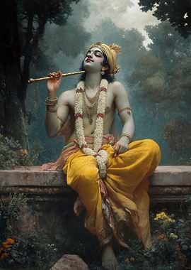 Krishna Playing Flute