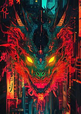 Dragon Cityscape