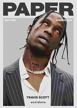 Travis Scott Paper Magazine Cover