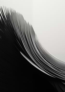 Abstract textured wave