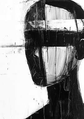 Person in Black and White