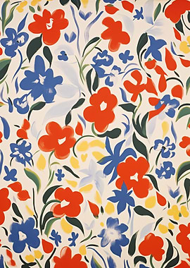Floral Pattern Painting
