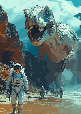 Dinosaur & Astronauts