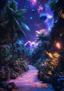 Mystical Jungle Path