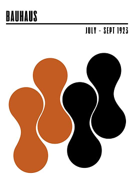 Bauhaus Abstract Poster