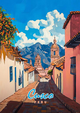 Cusco, Peru Painting