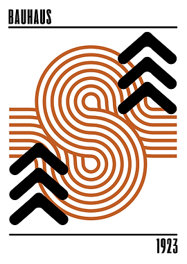 Bauhaus Geometric Art Print