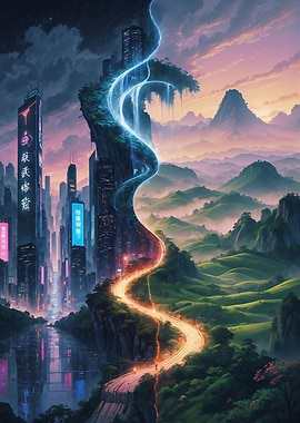 Struggle between Technocracy and Nature