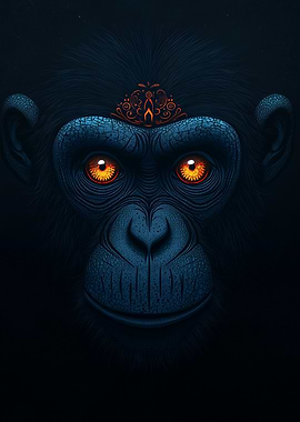 Chimpanzee Portrait