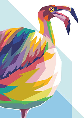 Colorful Flamingo Illustration