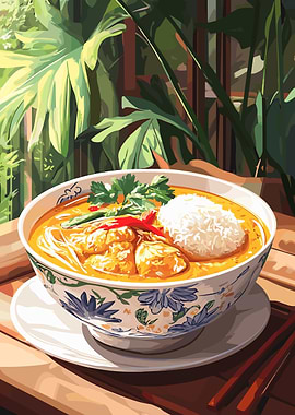 Thai Curry with Rice