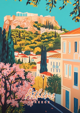 Athens, Greece Painting