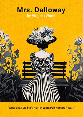 Mrs. Dalloway Minimalist Book Cover