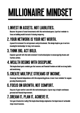 Millionaire Mindset Quotes