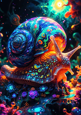 Psychedelic Snail