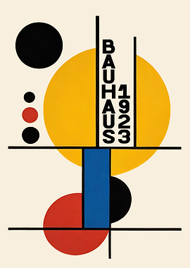 Bauhaus 1923 Poster