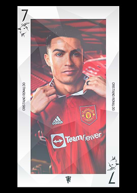 Cristiano Ronaldo Manchester United Card