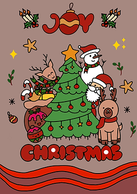 Christmas Joy Illustration