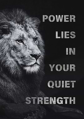 Lion Strength Quote