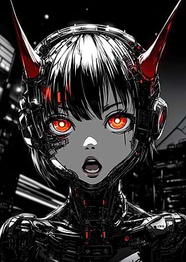 Cyberpunk Anime Girl