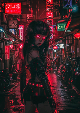 Cyberpunk Anime Girl