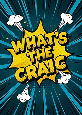 What's The Craic Comic Speech Bubble