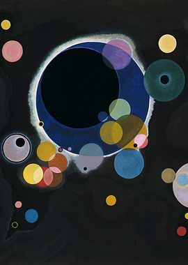 Wassily Kandinsky Abstract Circles Painting