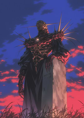 Dark Figure with Spikes