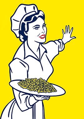 Woman with Peanuts 1962