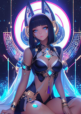 Cyberpunk Anime Girl