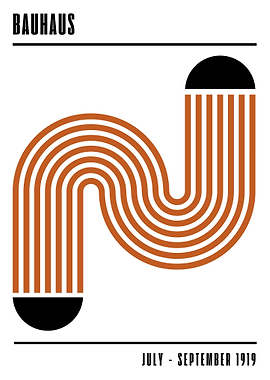 Bauhaus Geometric Art Print