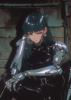 Cyberpunk Anime Girl