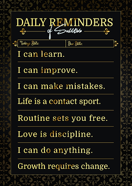 Daily Reminders of Success