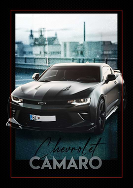 Black Chevrolet Camaro